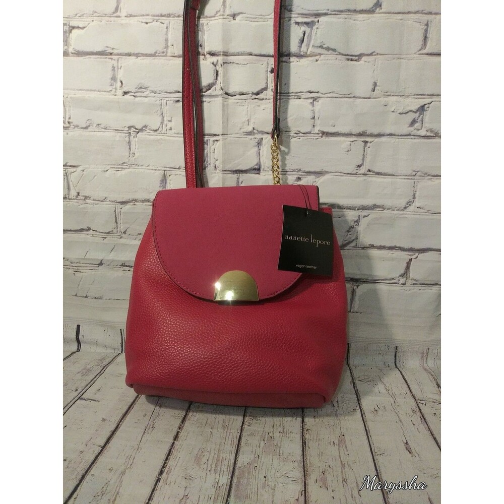 Nanette Lepore luciana Crossbody Bag color wild berry